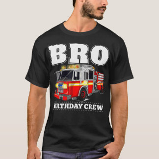 Camiseta Hermano de la tripulación de cumpleaños Camión de