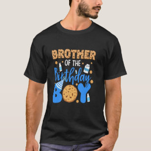Camiseta Hermano de las galletas de cumpleaños y de la lech