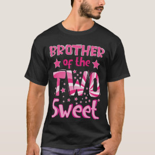Camiseta Hermano de los dos dulces Donut Cumpleaños Camiset