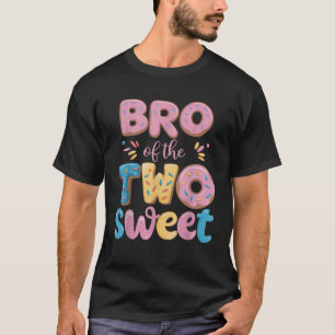 Camiseta Hermano de los dos dulces hermanos de donas cumple