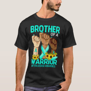 Camiseta Hermano De Mano De Un Guerrero De La Enfermedad De