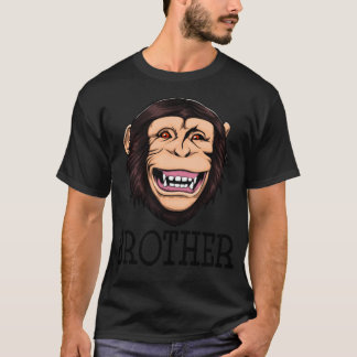 Camiseta Hermano de mono Chimpanzee (6)