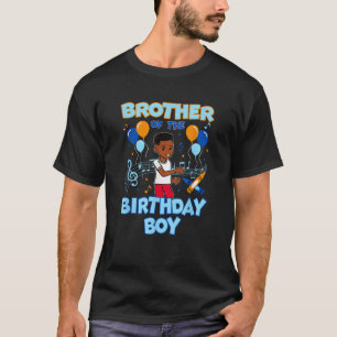 Camiseta Hermano de niño de cumpleaños Gracie's Corner Fami