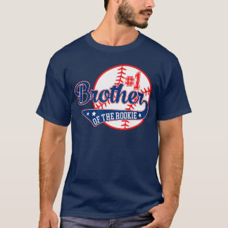 Camiseta Hermano de Novato 1er Cumpleaños Baseballheme Matc