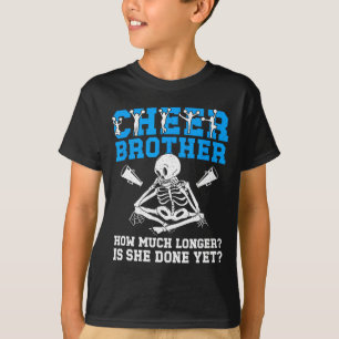 Camiseta Hermano de porristas divertido hermano de porrista