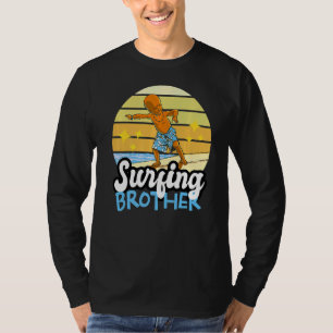 Camiseta Hermano De Surf En Las Ondas De La Playa De Sibl