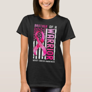 Camiseta Hermano De Un Guerrero Con Cáncer De Mama