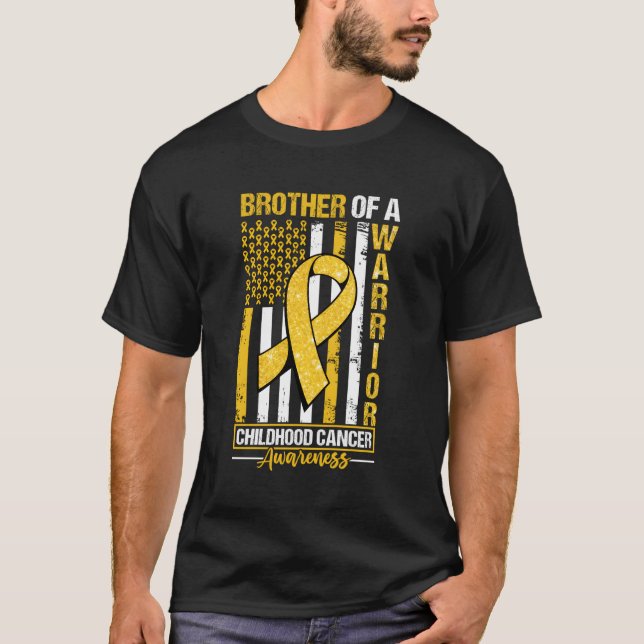 Camiseta Hermano De Un Guerrero Concienciación Sobre El Cán (Anverso)
