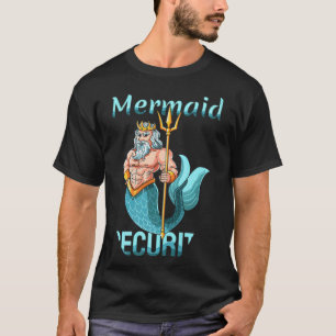 Camiseta Hermano del abuelo de la seguridad de la sirena 