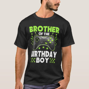 Camiseta Hermano Del Bi De Videojuego De Cumpleaños
