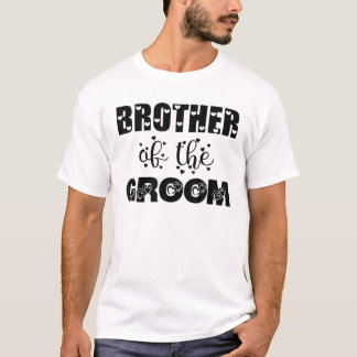 Camiseta Hermano Del Cachorro Para El Día De La Boda O Lice
