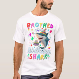 Camiseta Hermano Del Chica Del Niño Del Cumpleaños Del Tibu