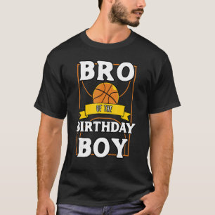 Camiseta Hermano del cumpleañero Baloncesto Fiesta de Cumpl