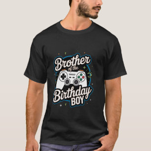 Camiseta Hermano del Cumpleañero Videojugador Coincidente B