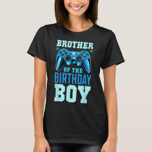Camiseta Hermano Del Cumpleañero Videojugador Emparejado