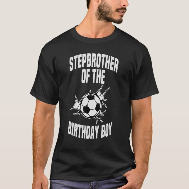 Camiseta Hermano Del Equipo B De La Bola De Fútbol De Birth (Anverso)