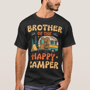 Camiseta Hermano Del Feliz Camper Primer Fiesta De Cumpleañ