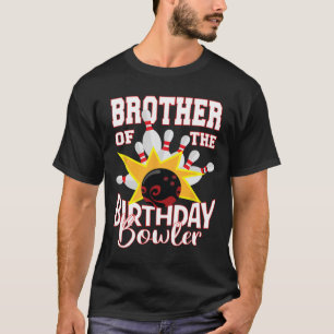 Camiseta Hermano Del Fiesta De Bola De Jugador De Cumpleaño