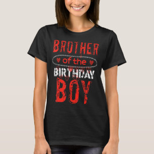 Camiseta Hermano del Fiesta de la familia Birthday Cute Bda
