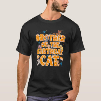Camiseta Hermano Del Gato De Cumpleaños Bro Kitten