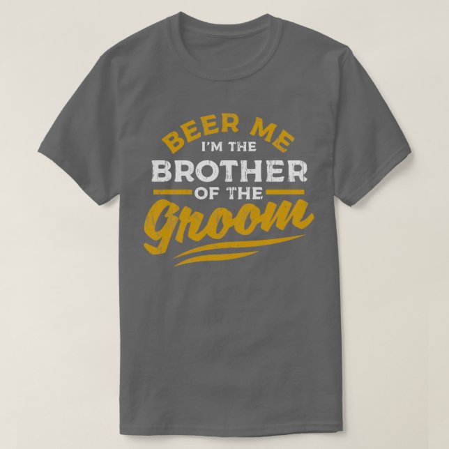 Camiseta Hermano del Groom 2 (Diseño del anverso)