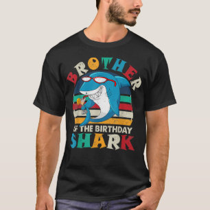 Camiseta Hermano Del Hermano Retro Funny Del Tiburón De Cum