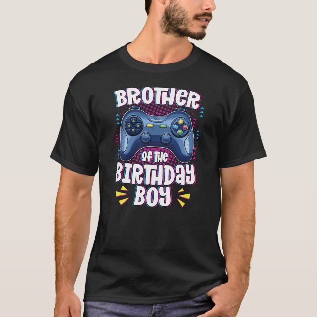 Camiseta Hermano del jugador de cumpleaños coincidente (Anverso)