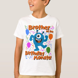 Camiseta Hermano del Monstruo del Cumpleaños 