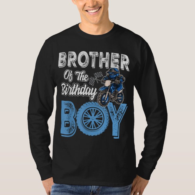 Camiseta Hermano del motín de cumpleaños Dirt Bike B-day (Anverso)