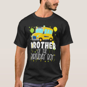 Camiseta Hermano Del Nacimiento De Los Niños De Autobús Esc