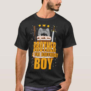 Camiseta Hermano del niño cumpleaños Gamepad B-Day Gamer Pa
