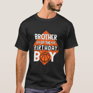 Camiseta Hermano Del Niño De Cumpleaños Hermano Bysketbyll 