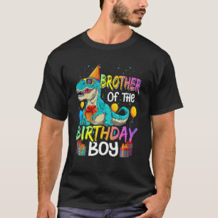 Camiseta Hermano Del Niño Que Coincide Con La Familia Dinos