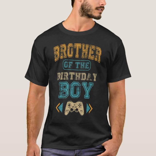 Camiseta Hermano del novio Gamepad Día B (Anverso)