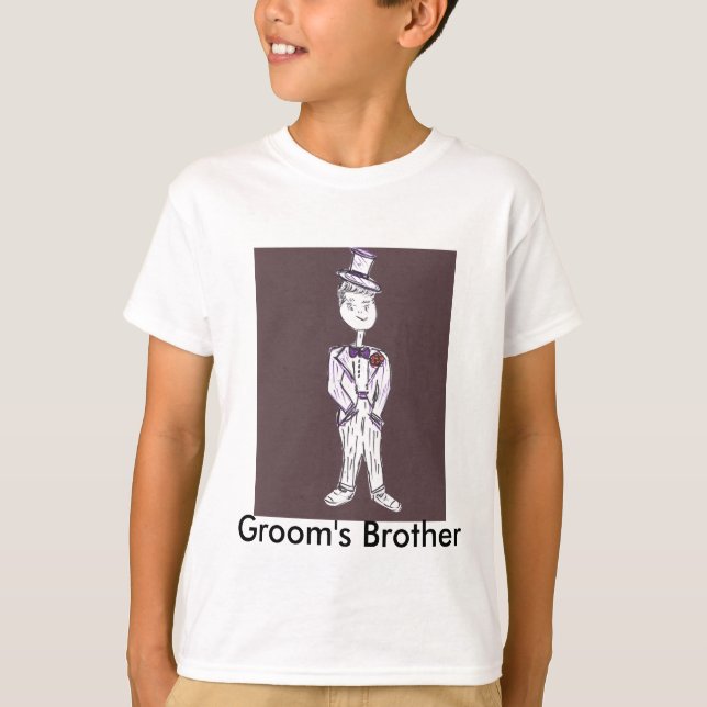 Camiseta Hermano del partido Groom/Bachelor (Anverso)