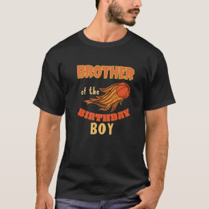 Camiseta Hermano Del Partido Temático Birthday Boy Basketba