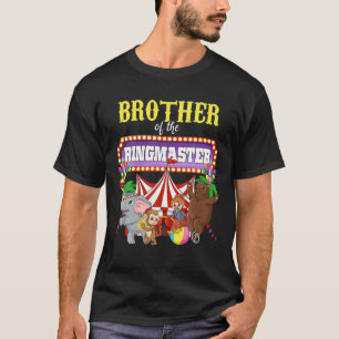Camiseta Hermano Del Ringmaster De Cumpleaños Niños Circus 