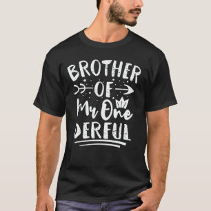 Camiseta Hermano del Sr. Onemaravilloso Fiesta de cumpleañ
