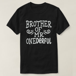 Camiseta Hermano del Sr. Onemaravilloso Fiesta de cumpleañ
