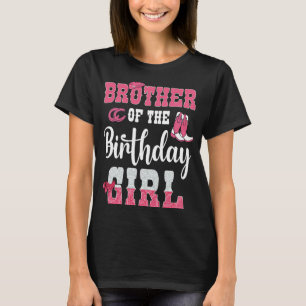 Camiseta Hermano del tema de la Chica de cumpleaños Nova Oc