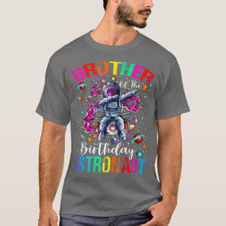 Camiseta Hermano Del Tema Espacial De Astronauta De Cumplea