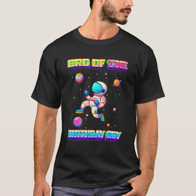 Camiseta Hermano Del Videojuego De Birthday Boy Bro Bday Pa (Anverso)
