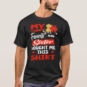 Camiseta Hermano divertido a hermana o a las mejores herman