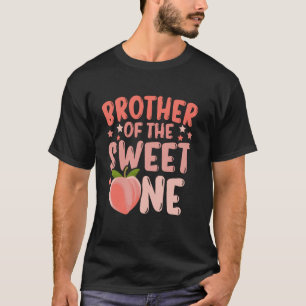 Camiseta Hermano Divertido De La Dulce Uno Cute Peach Prime