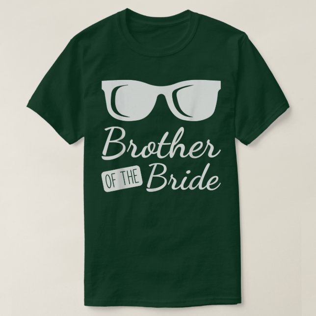Camiseta Hermano Divertido De La Noche De La Familia Boda D (Diseño del anverso)