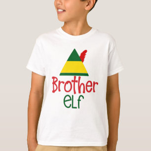 Camiseta Hermano Elfo Bebés Niños Navidad Día Festivo Diver
