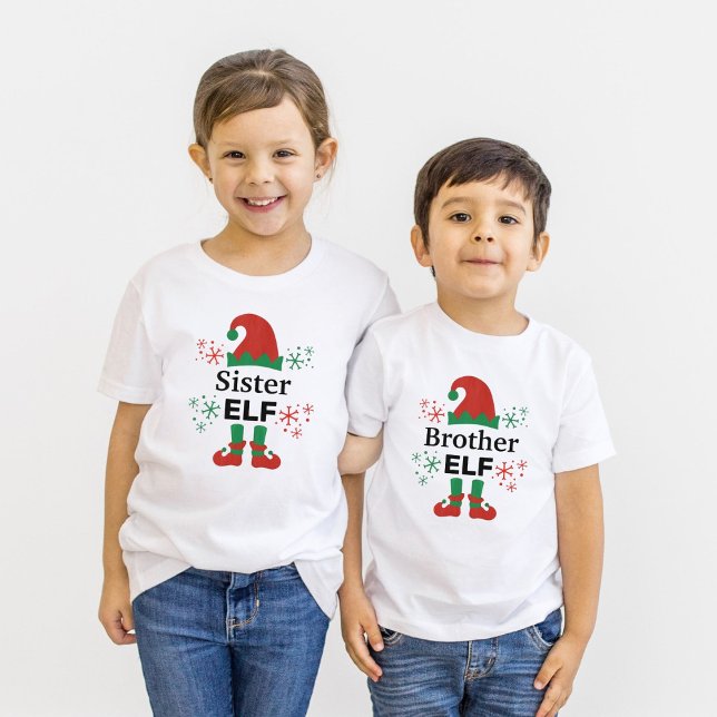 Camiseta Hermano Elfo Niño Blanco (Subido por el creador)