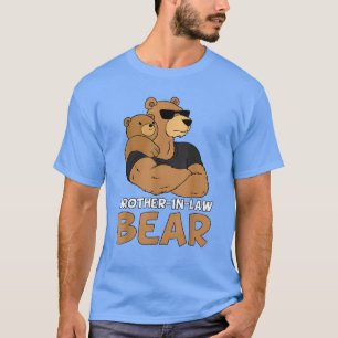 Camiseta Hermano en Derecho Oso con Cubo de oso