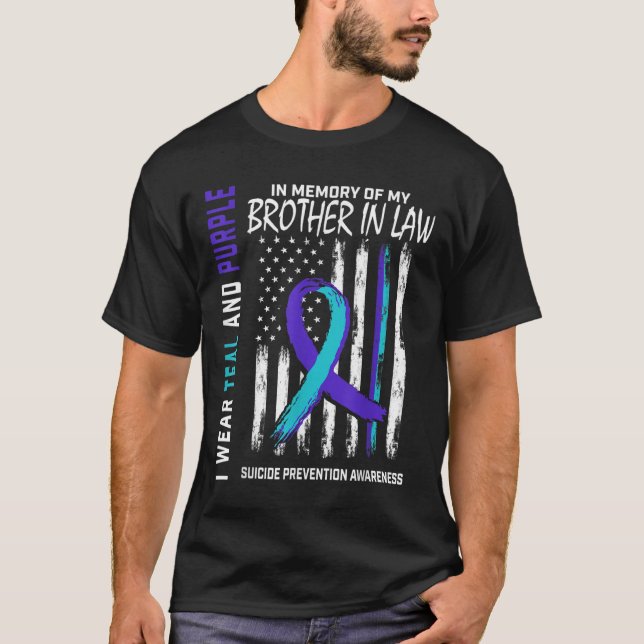 Camiseta Hermano En Derecho Suicidio Prevención De Concienc (Anverso)