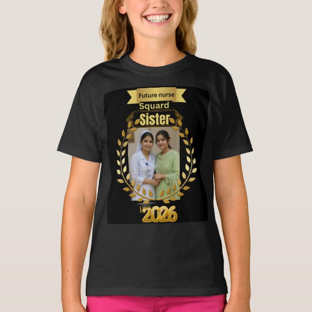 Camiseta Hermano Equipo de Enfermera Futuro 2026 | (Anverso)